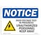 Signmission OSHA Notice Sign, 7" Height, 10" Width, High Voltage Test In Progress Sign With Symbol, Landscape OS-NS-D-710-L-13510 - alternate 1
